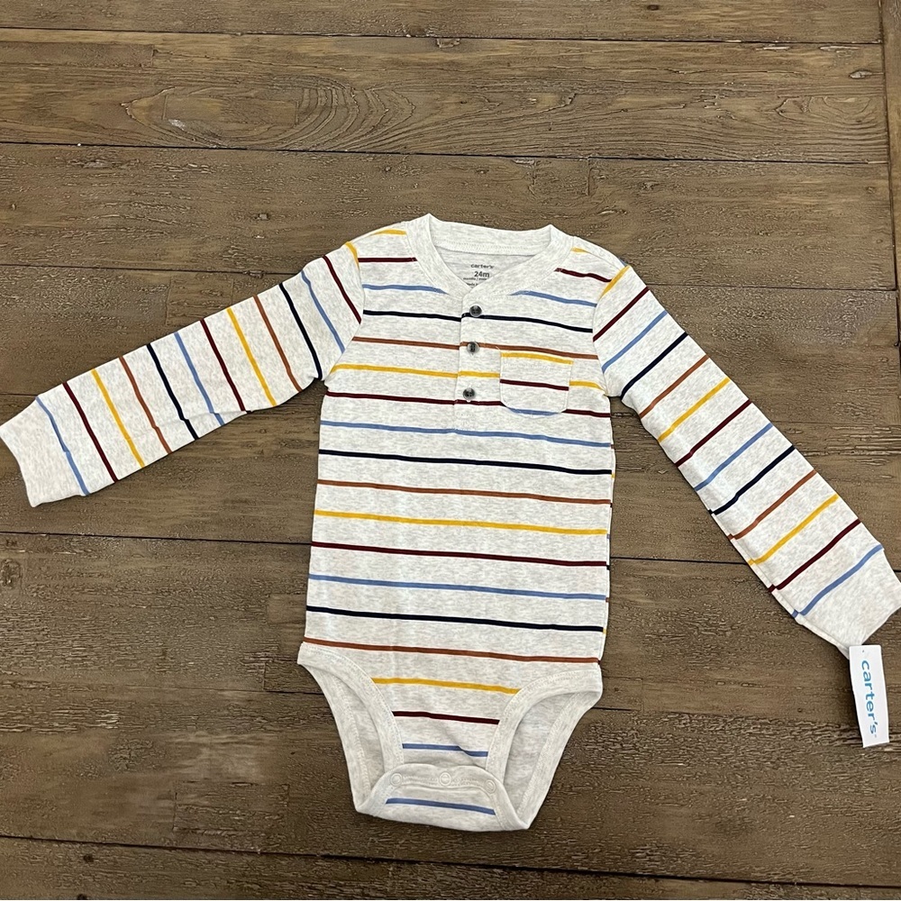 Carter’s 24 Month onesie with long sleeves